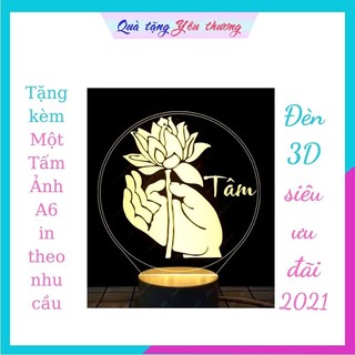 Đèn led 3D hình Phật