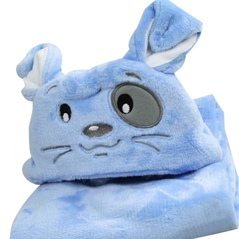 Áo Choàng Tắm Có Nón Hình Mèo / Vịt / Gấu Trúc Hoạt Hình Đáng Yêu Giữ Ấm Cho Trẻ Sơ Sinh