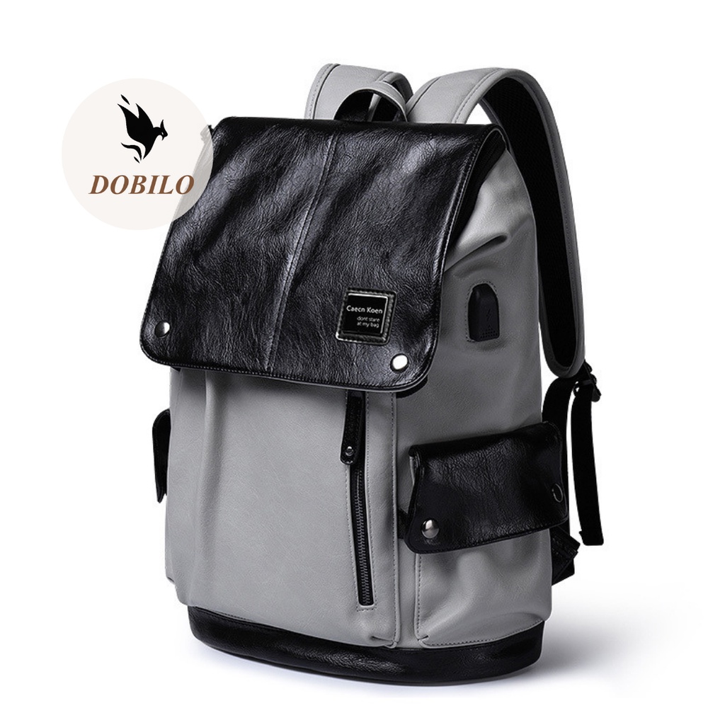 Balo Da, Balo Da Nam Nữ Unisex Thời Trang Hàn Quốc BG36