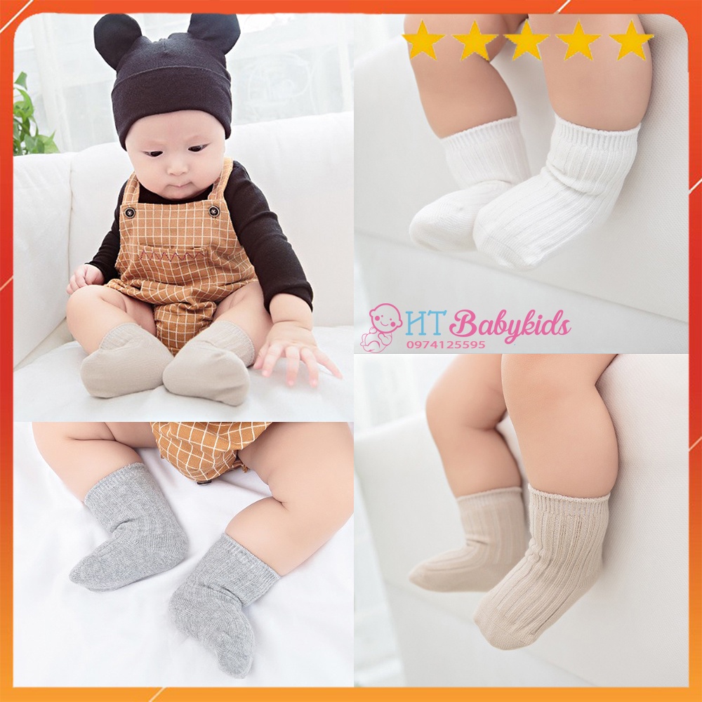 Tất Vớ Len Bé Trai Bé Gái Nhiều Màu Dễ Thương Chất Vải Thoáng Khí