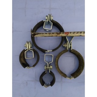 Cùm treo ống có ron xi mạ phi 21,27.34,49,60,76,90,114 loại dày ( ống nước ,ống cứu hỏa ) , đai treo ống có ron đủ size