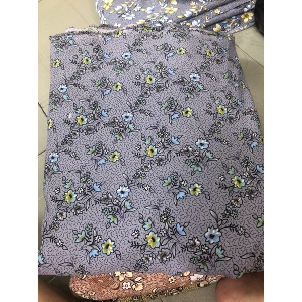 Vải may đồ bộ bà ba áo túi cho người lớn tuổi