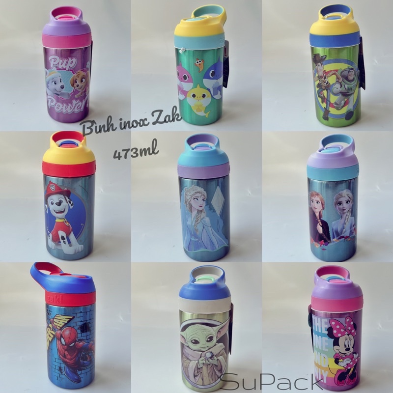 Bình nước inox Zak