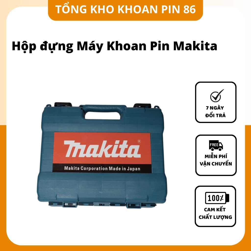 Hộp đựng máy khoan pin, máy siết bulong, máy bắn vít Makita