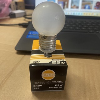 Bóng đèn tròn sợi đốt g45 25w đuôi e27
