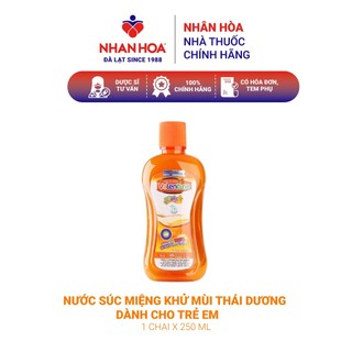 Nước Súc Miệng Khử Mùi Thái Dương Dành Cho Trẻ Em Chai 250ml