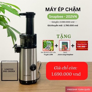 Máy ép chậm snapbee sk-202vn 130w ❤️chính hãng❤️ ép kiệt bã tháo lắp dễ dàn