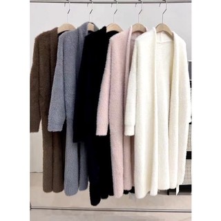 Cardigan len lông dáng dài