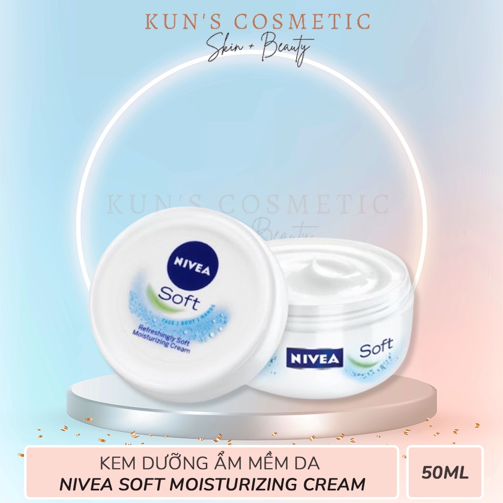 Kem Dưỡng Ẩm Mềm Da Nivea Soft Refreshingly Soft Moisturizing Cream 50ml