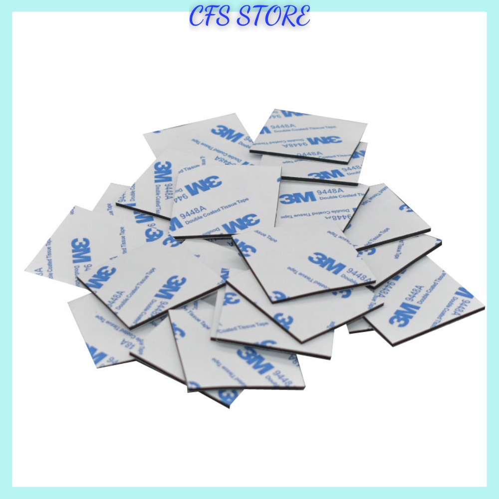 Miếng dán 3M với 2 mặt siêu dính, gắn giá đỡ điện thoại trên ô tô, camera hành trình, đồ gia dụng (giá 01 miếng) | BigBuy360 - bigbuy360.vn