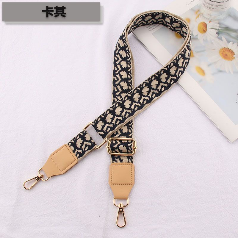 Dây Đeo Túi Xách Bản Rộng 3.8cm Màu Sắc Tương Phản Tùy Chỉnh Thay Thế Tiện Dụng