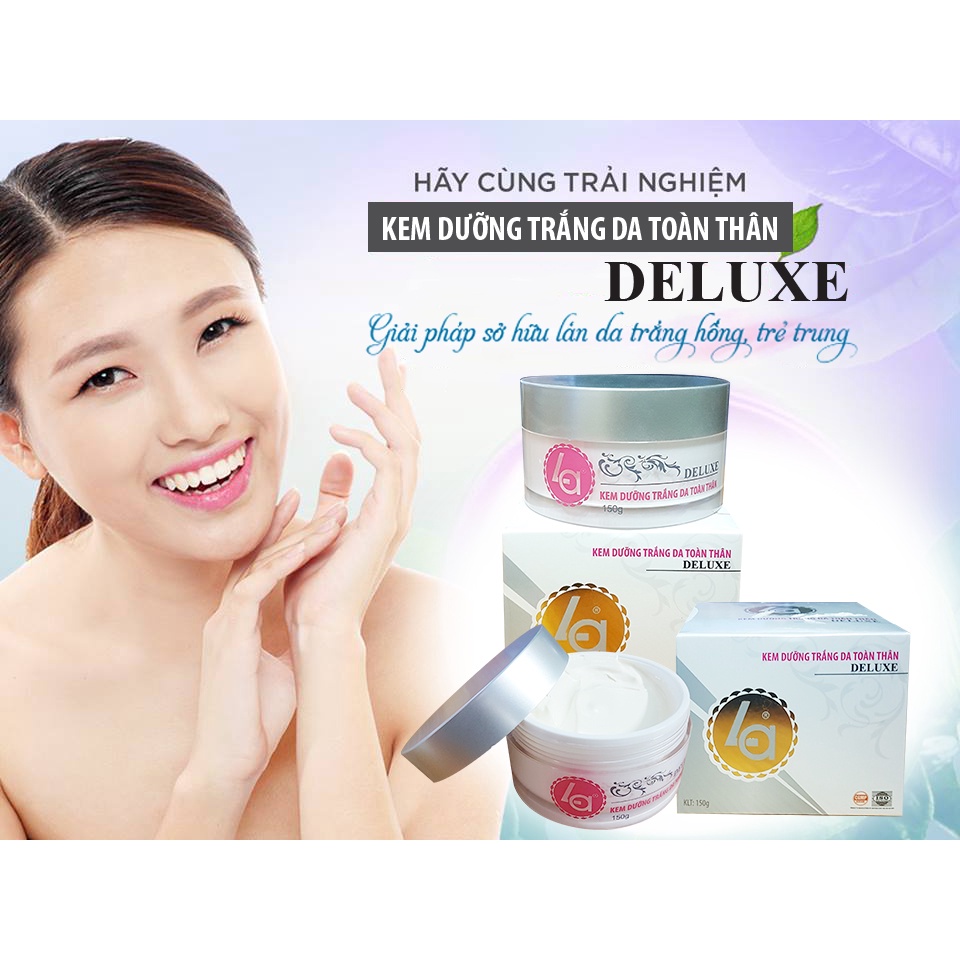 Kem dưỡng trắng da toàn thân cao cấp Deluxe 150g