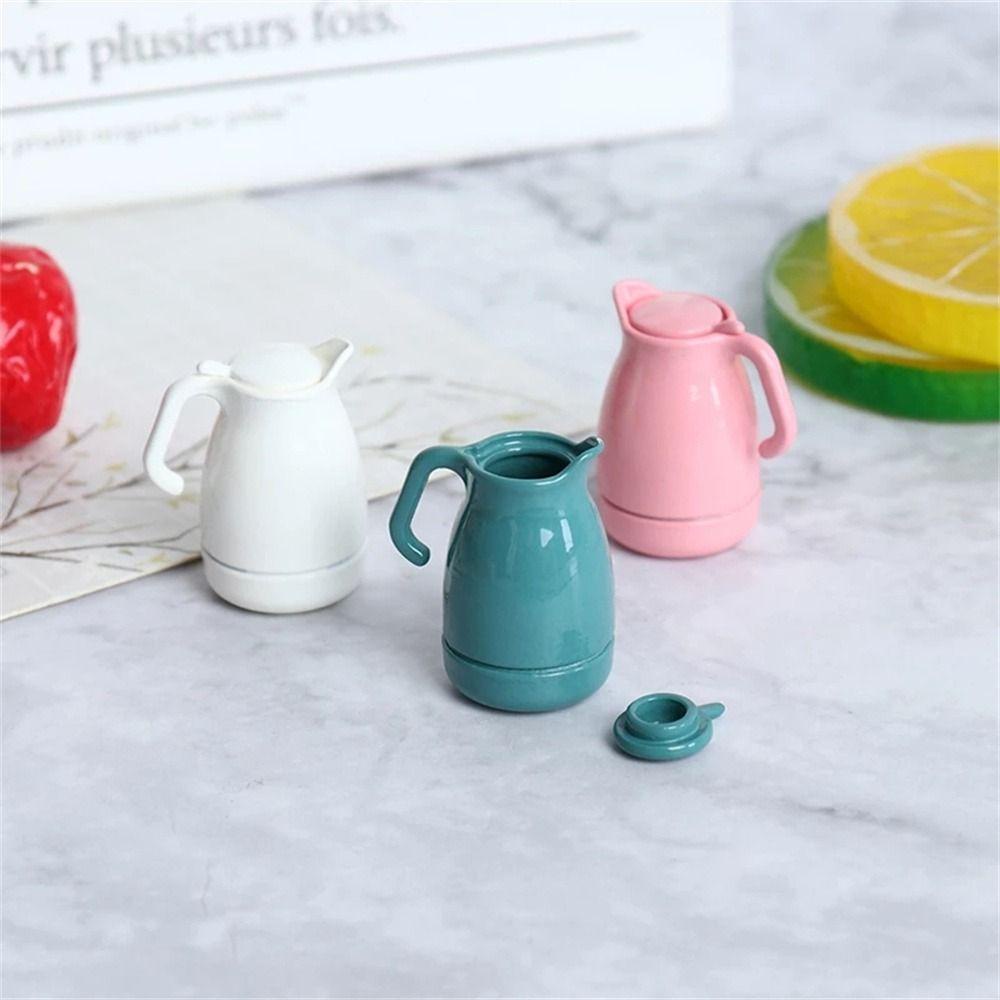 Mô Hình Ấm Nước Mini Bằng Hợp Kim Dùng Để Trang Trí Nhà Búp Bê REBUY1