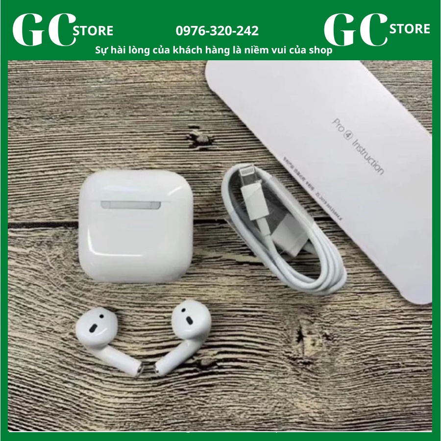 Tai Nghe Bluetooth Pro 4 kết nối với mọi dòng điện thoại, tự động kết nối cho những lần sử dụng kế tiếp
