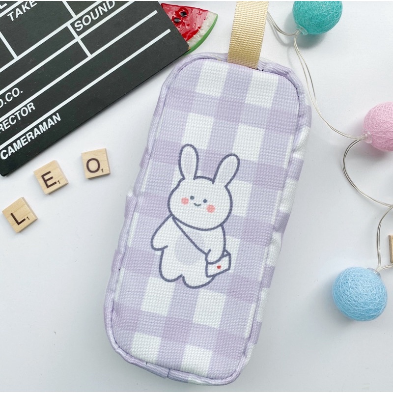 Bóp Viết Vải Cô Gái Kem Tím