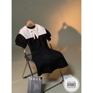 Bigsize Đầm phối cổ nơ D1083