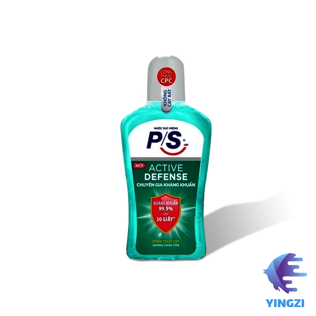 Nước súc Miệng P S Active Defense, Chuyên gia kháng khuẩn 99,9 %