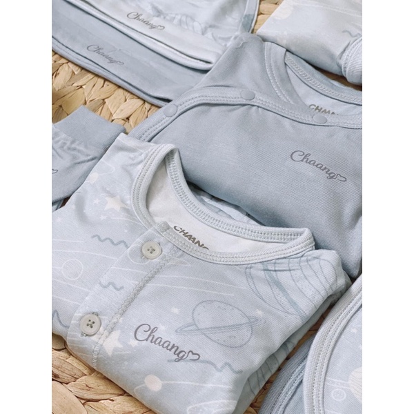 Chaang bộ quần áo dài tay Chaang Cosmos giữ ấm cho bé sơ sinh AW22D13