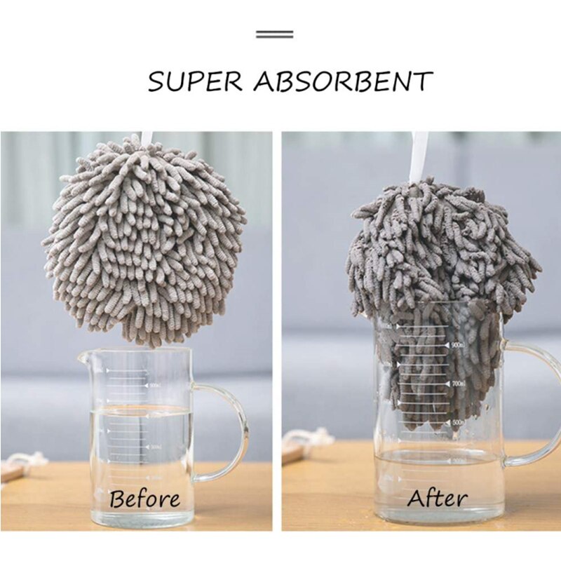 Khăn lau tay tròn sanho thấm hút tốt, nhanh khô, bông lau tay nhà bếp thiết kế mói tinh tế