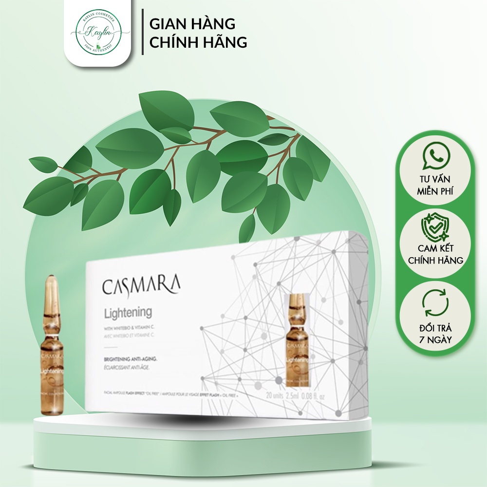 Huyết Thanh Tươi Làm Trắng Casmara Lightening Ampoule 20 Ống  - PQ58