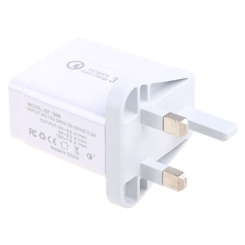 Cốc Sạc Nhanh 4 Cổng USB 5V 3.1A QC3.0 Tiện Dụng