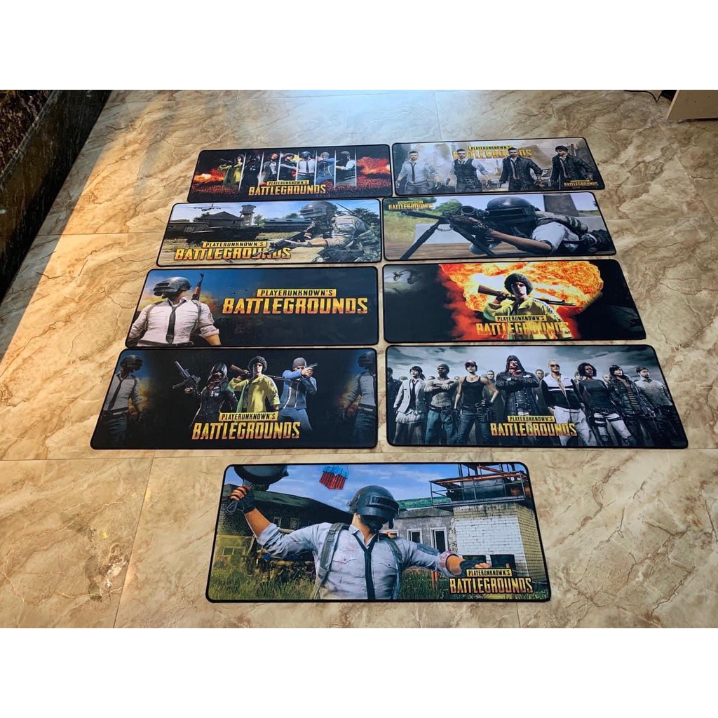 Bàn di chuột PUBG,LM các mẫu khổ 70x30cm