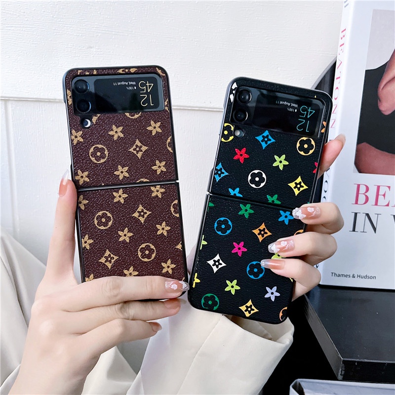 Ốp Điện Thoại Họa Tiết Hoa Sang Trọng Cho Samsung Galaxy Z Flip 4 Z Flip 3 Samsung Galaxy Z Flip 1 Z Flip 2
