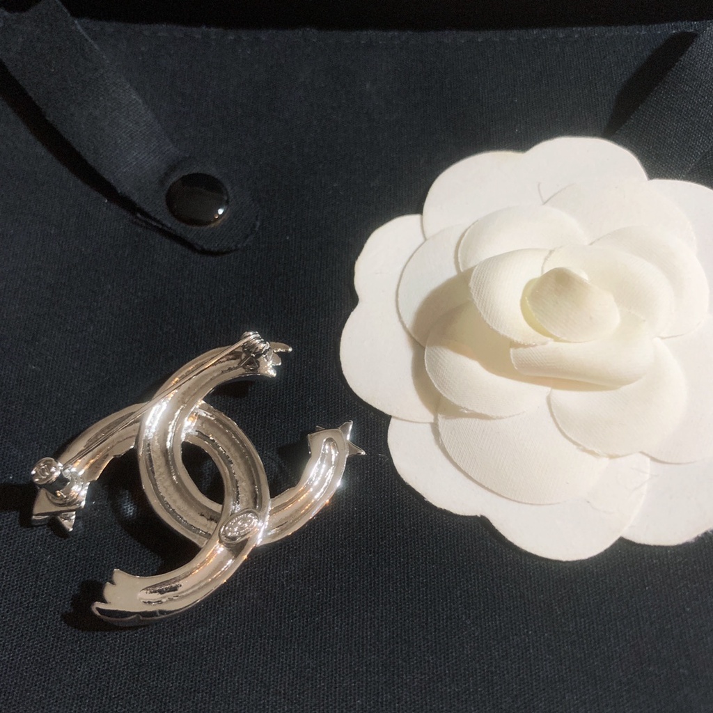 Ghim Cài Áo Mạ Bạc 925 Hình Ngôi Sao Đính Đá Thời Trang