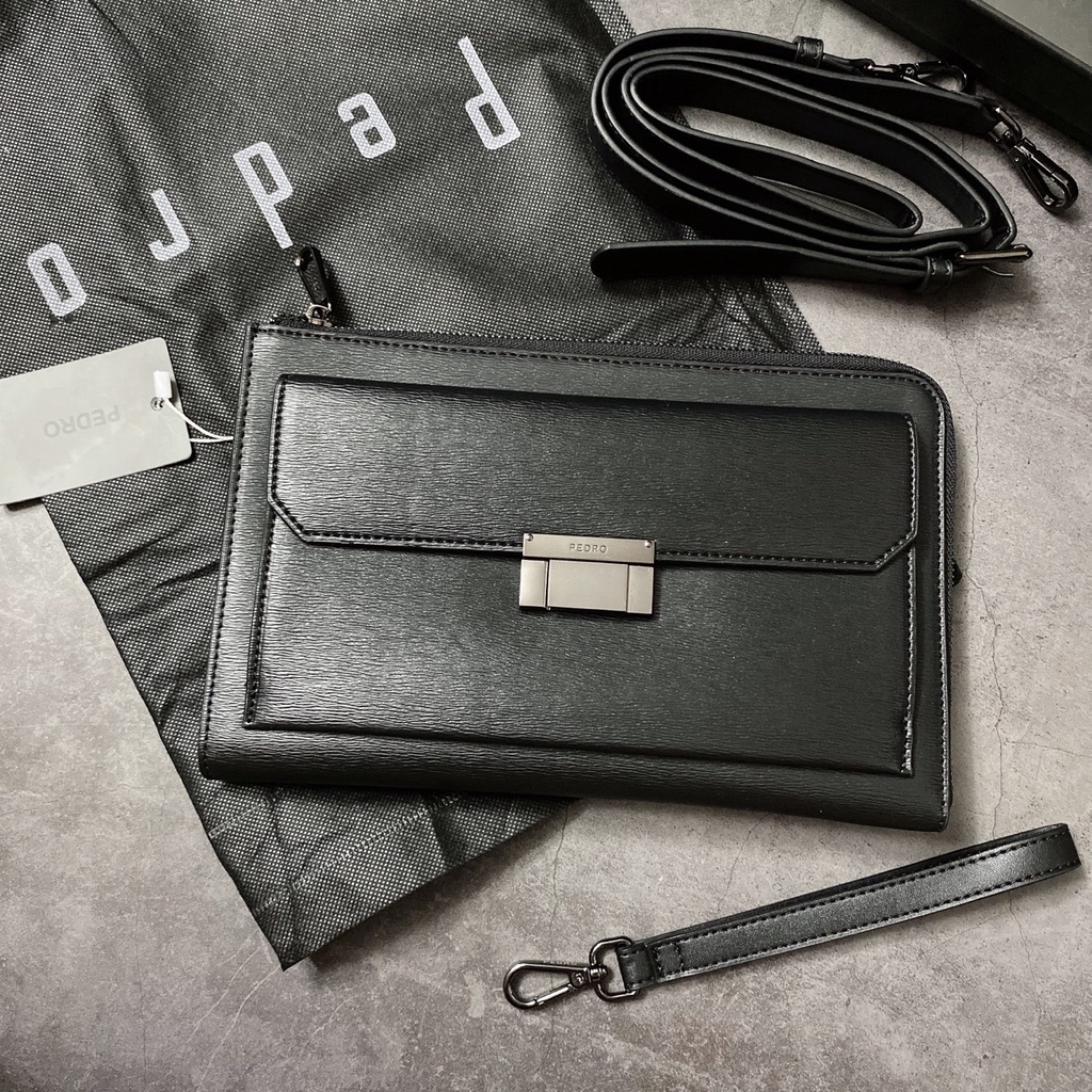 Pedro clutch 2 ngăn khóa gài siêu đẹp pm30