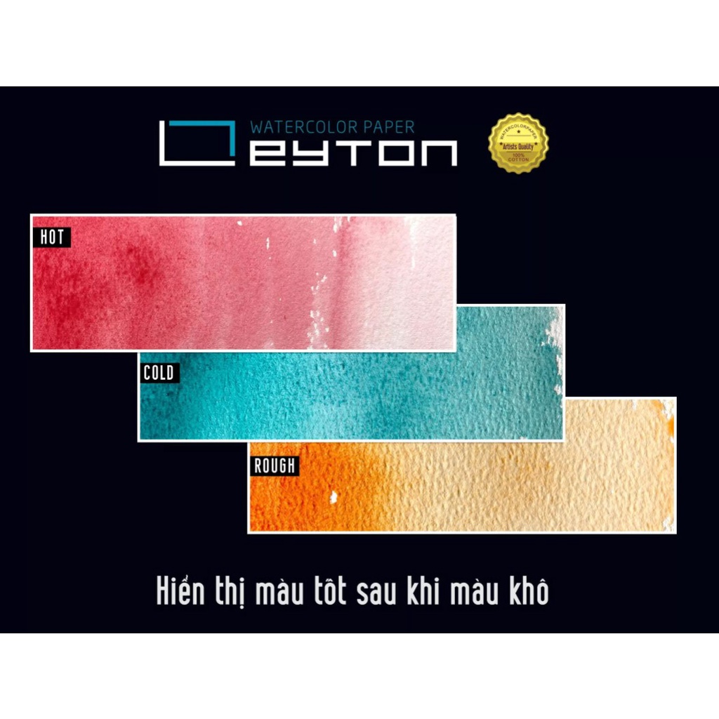 Sổ vẽ màu nước Leyton 300gsm - 20 tờ