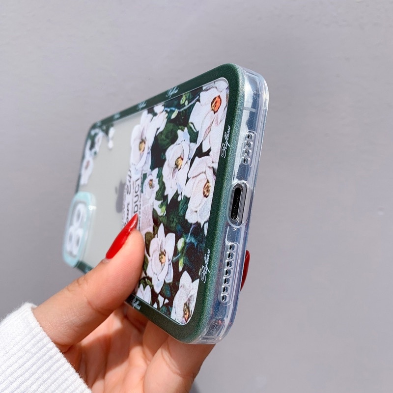 Ốp Lưng Silicon Chống Sốc Viền Nổi Flower Magazine- có Oppo/samsung/vivo/xiaomi
