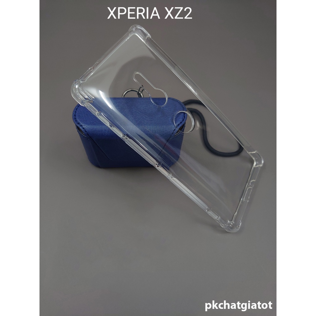 SONY XPERIA XZ2 / XZ2 PREMIUM / XZ2 COMPACT - Ốp lưng trong suốt chống sốc cao cấp