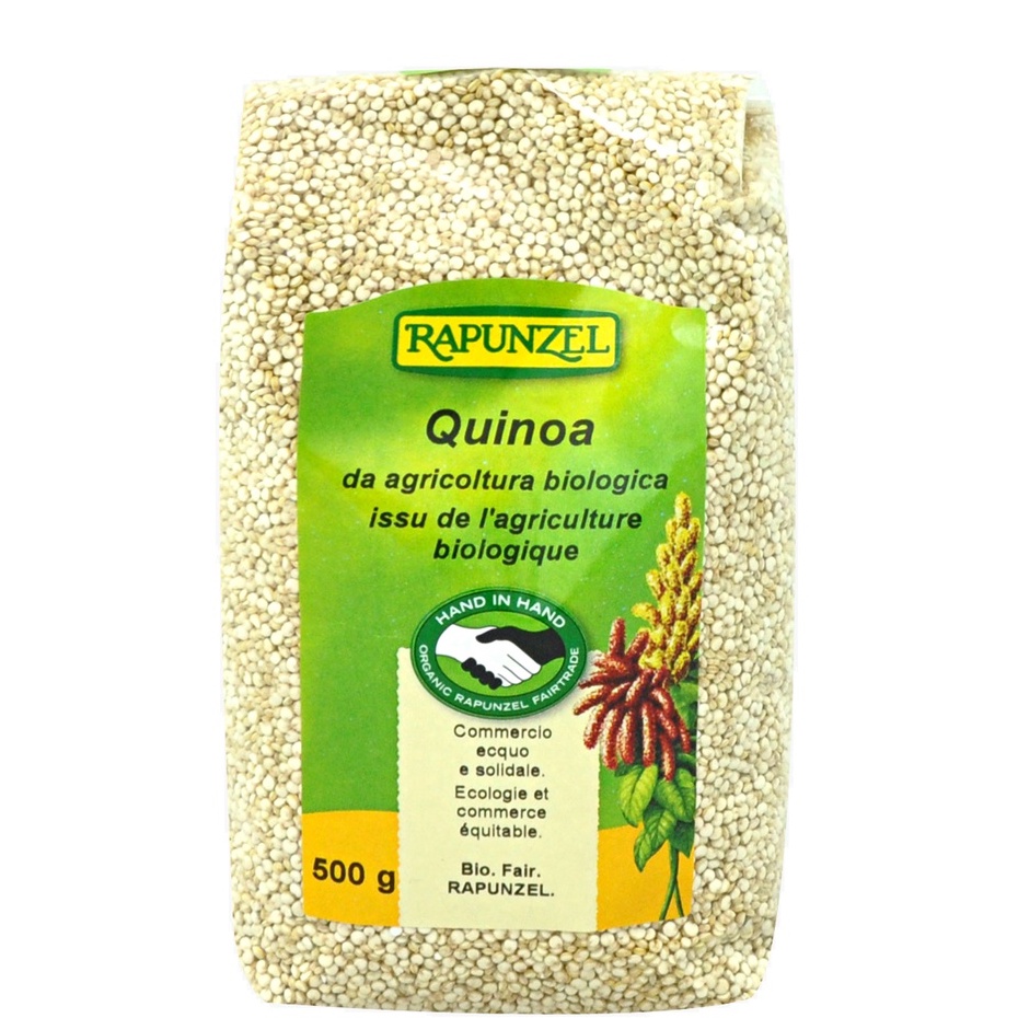 Hạt diêm mạch quinoa trắng hữu cơ Davert - Rapunzel