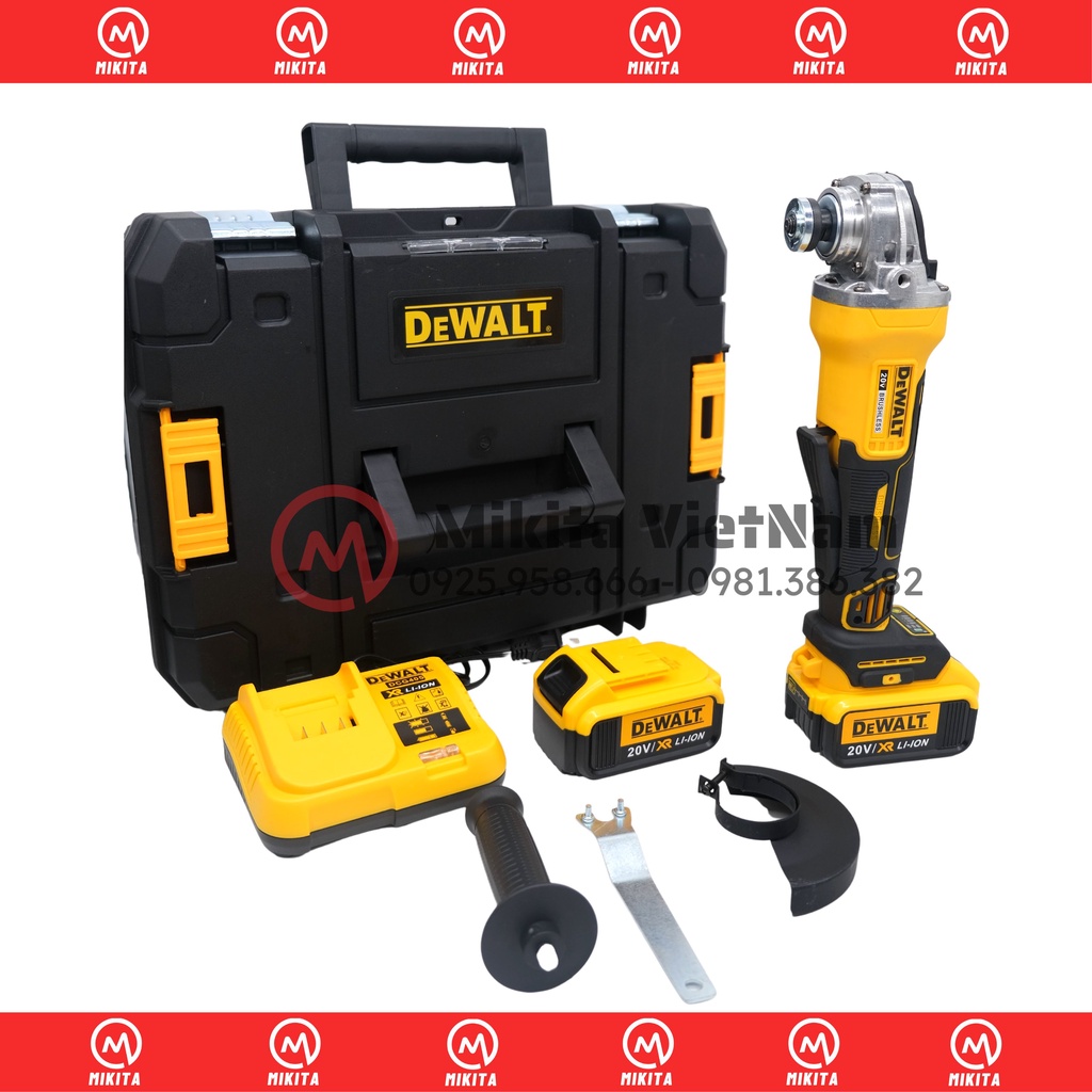 Máy mài góc pin Dewalt DCG405, máy cắt pin Dewalt 405 pin khủng 10cell - động cơ không chổi than
