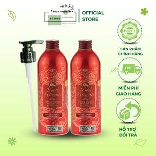 Sữa tắm xích ý tesori lưu hương nước hoa chai màu đỏ thanh long 500ml