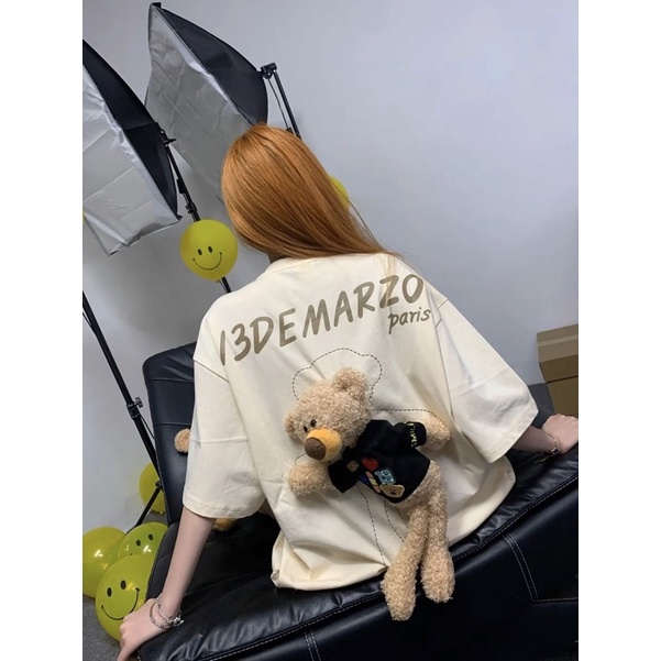 - Áo Phông 13 DE MARZO T-SHIRT LAMB'S WOOL , Áo Tee Teddy, Áo Bear , Áo Gấu Cute