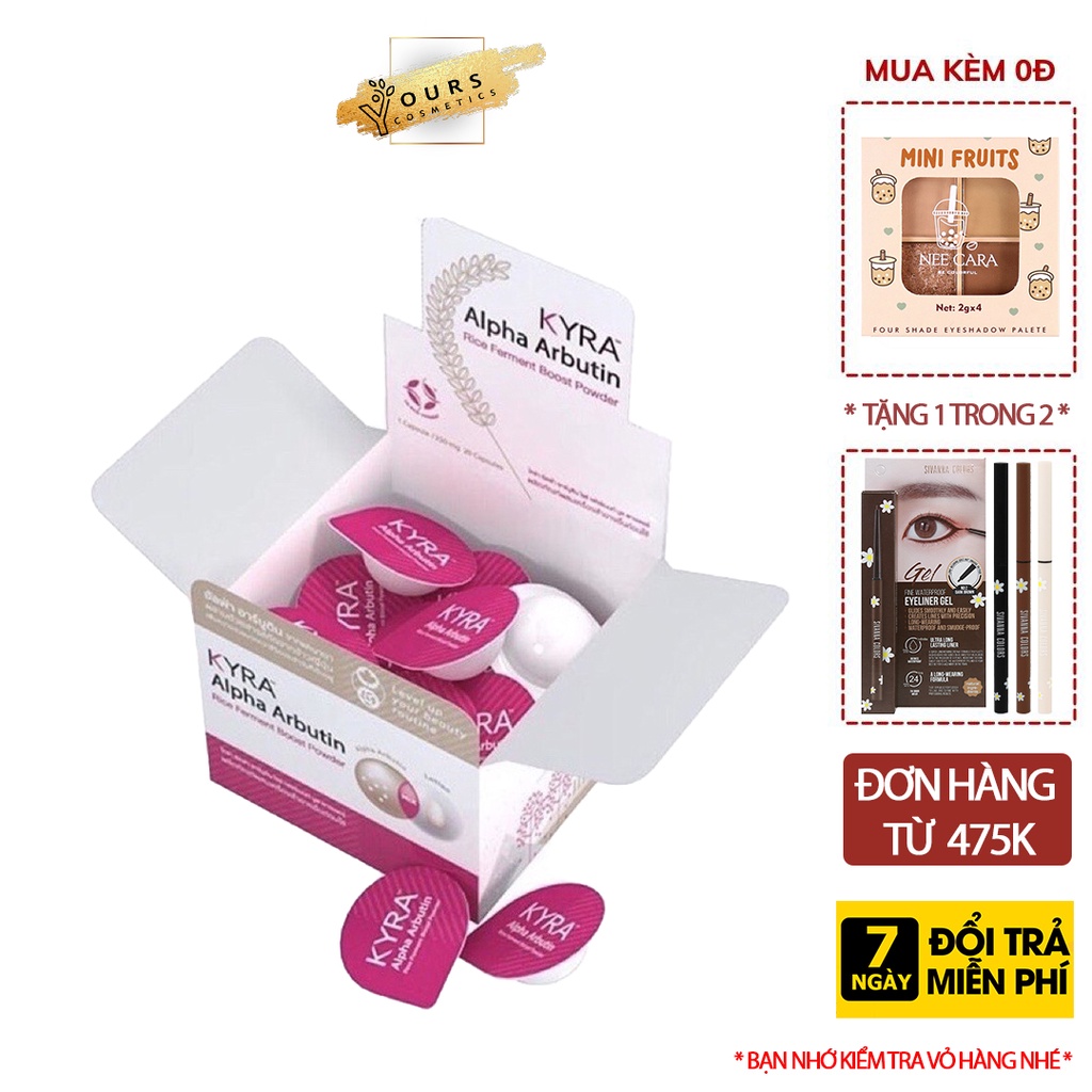 Viên Kích Trắng Kyra Alpha Arbutin Thái Lan - Cốc Kích Trắng Kyra Alpha Arbutin