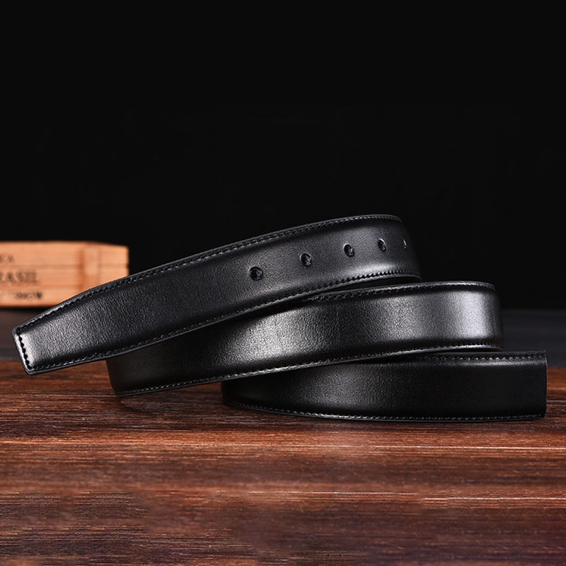 Thắt Lưng Da Bò Không Khóa 2.4cm 2.8cm 3.0cm 3.2cm 3.5cm 3.8cm