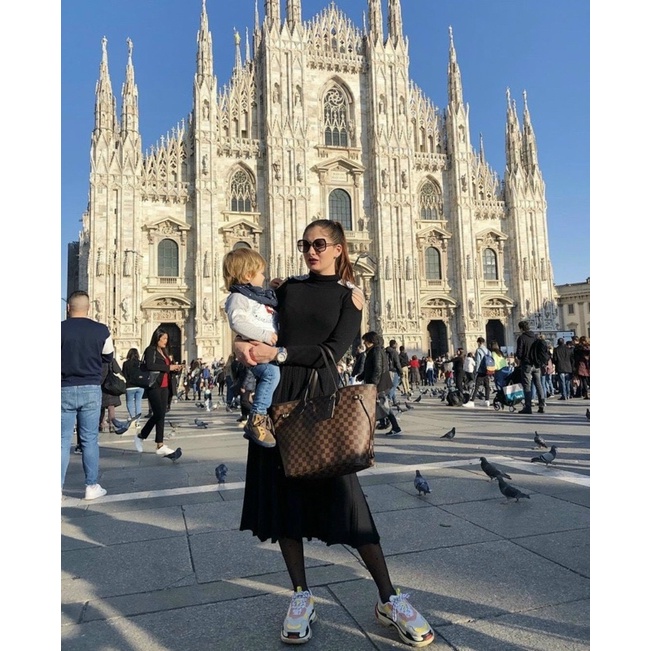 TÚI LV NEVERFULL KÈM VÍ