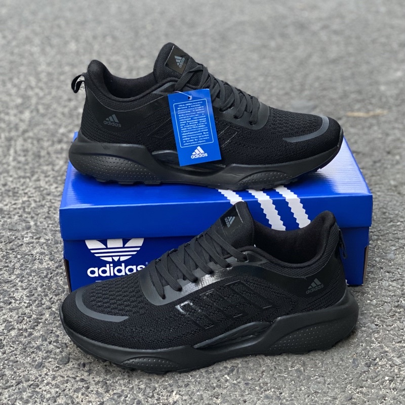 Giầy thể thao chạy bộ gym nam full đen A152