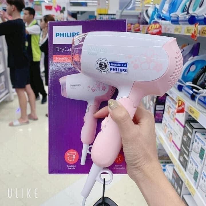 Máy sấy tóc Philips HP8108, máy sấy mini, gấp gọn du lịch nhỏ gọn - Hàng chính hãng bảo hành 24 tháng