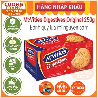 Bánh Quy Lúa Mì Nguyên Cám Truyền Thống Mcvitie's Digestive Orginal 250g