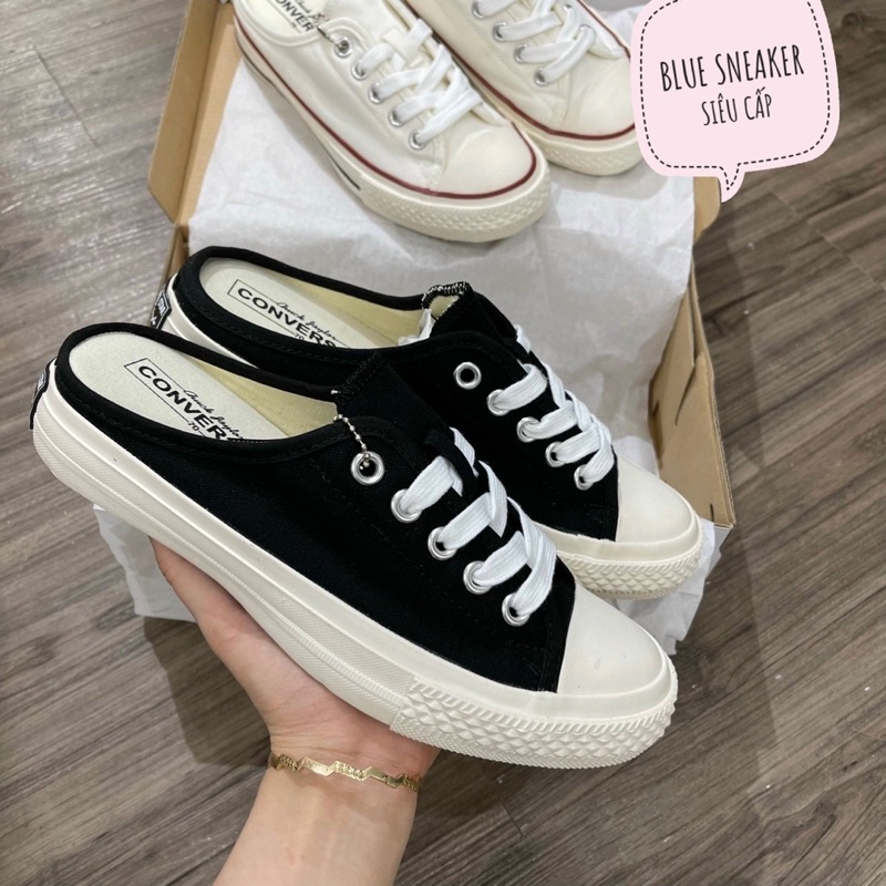 Giầy Sục Converse Nam Nữ Đen, Trắng  Đế 3 Phân - Sneaker Đạp Gót Nữ