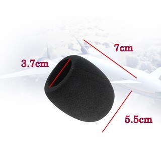 Bông lọc micro thu âm và micro không dây cao ( đen - xanh - cam )