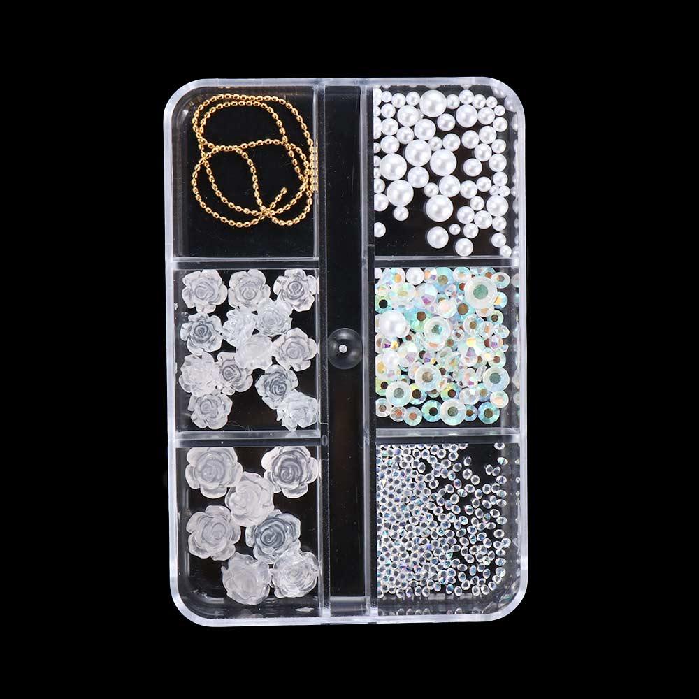 Hạt Thép Trang Trí Móng Tay Nghệ Thuật Phong Cách Hàn Quốc