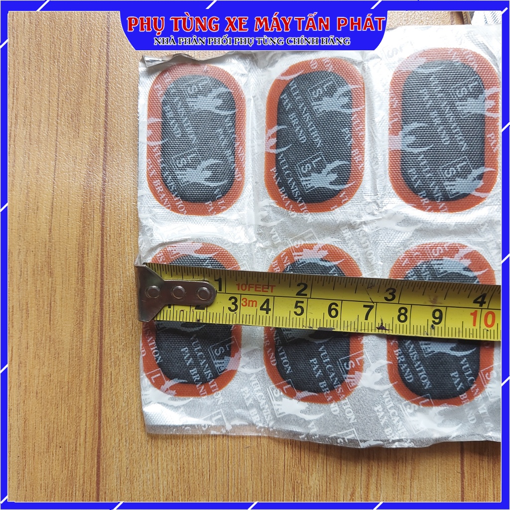24 Miếng Lớn 50mm + Tuýp Keo Vá Ruột Xe Máy Xe Đạp Hiệu Zhongshan MICHEL Chemical