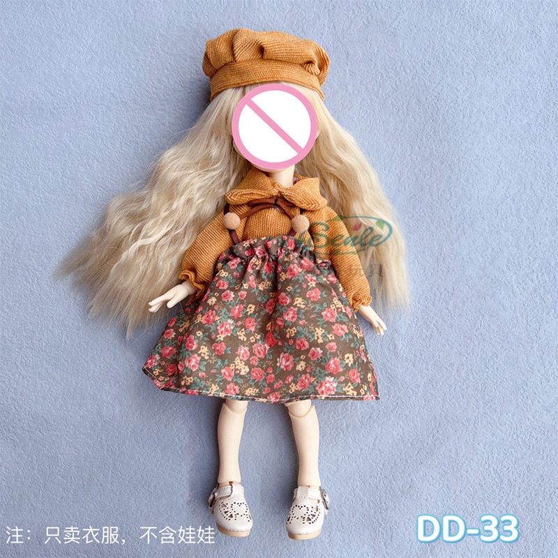 Bộ Quần Áo Thu Đông Cho Búp Bê 1 / 6 30cm