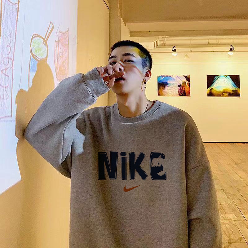 N &amp; K Áo Sweatshirt Cổ Thuyền Dáng Rộng In Chữ Vui Nhộn Giảm Tuổi Tác