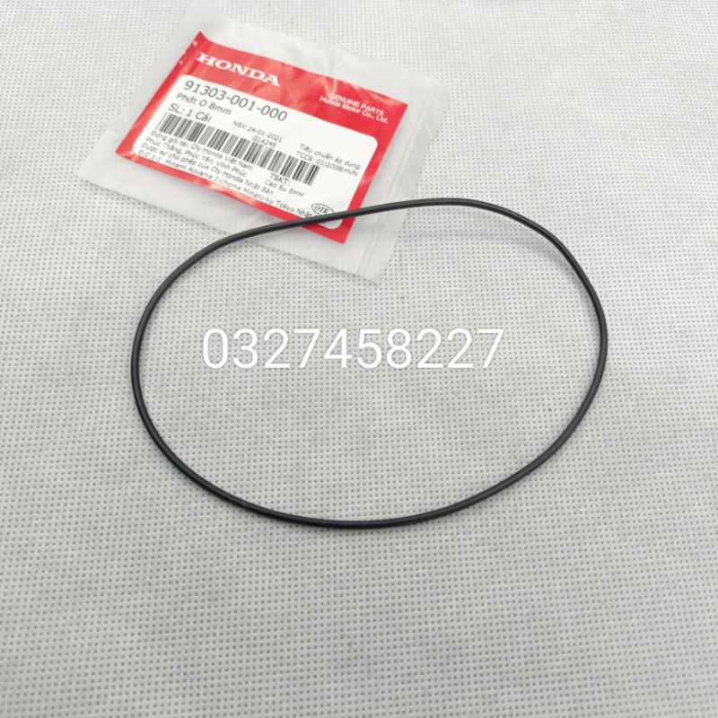 Phớt O 8mm, ron nắp tấm chắn dầu, chặn nhớt DREAM, WAVE,  FUTURE.... zin