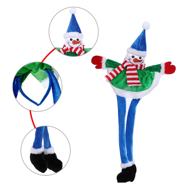 Cài Tóc Có Thể Di Chuyển Hóa Trang Giáng Sinh Thông Dụng